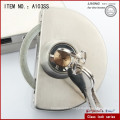 Stainless steel round lock with double door-one side